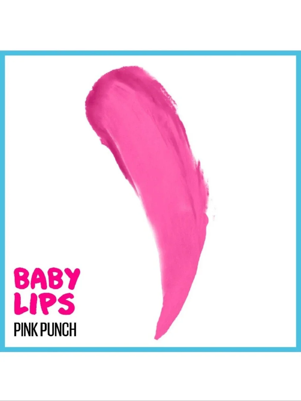 ⭐4/$15 Maybelline Baby Lips Lip Balm Pink Punch